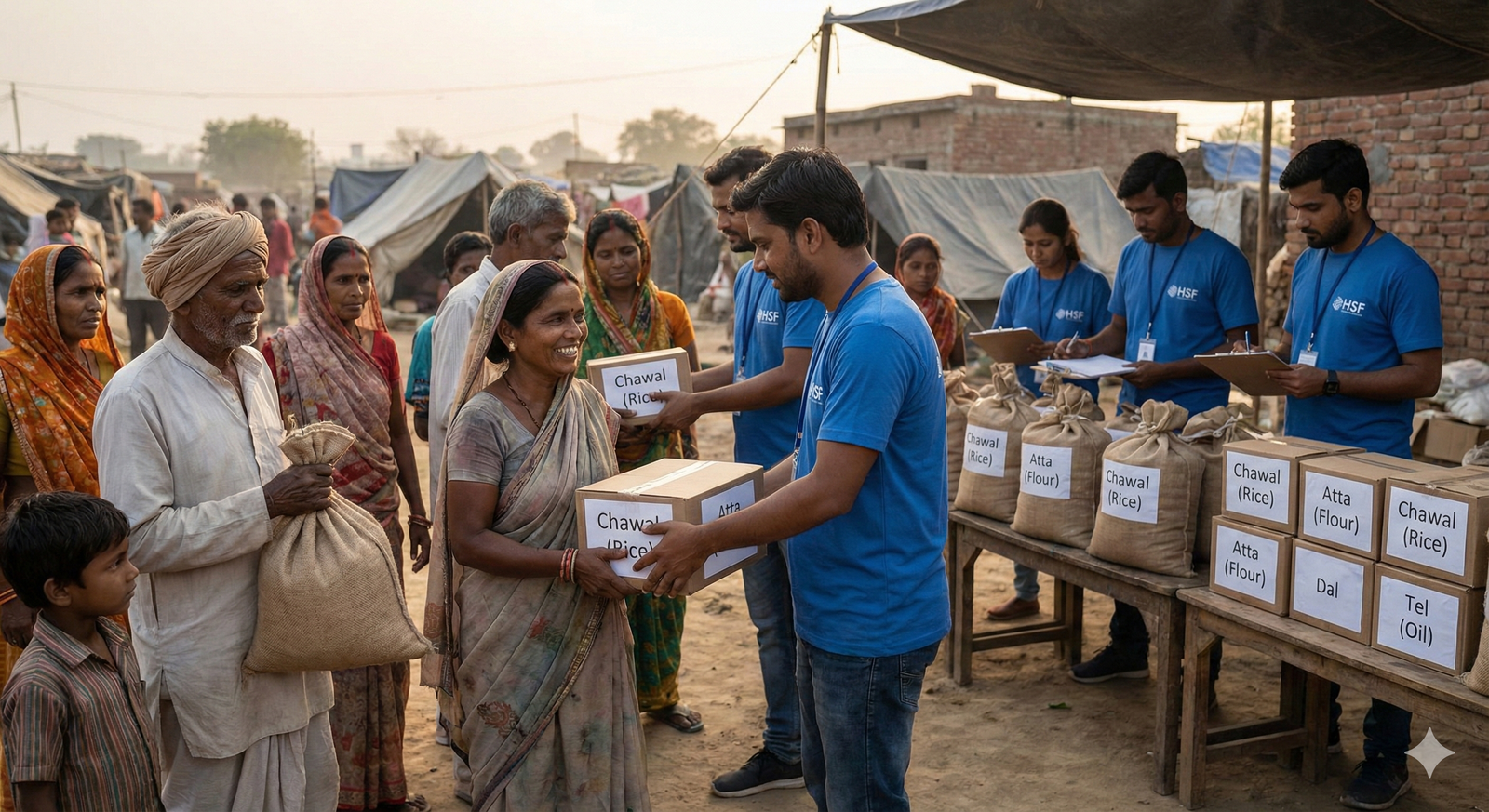 Provide Ration Kits: End Hunger for a Family
